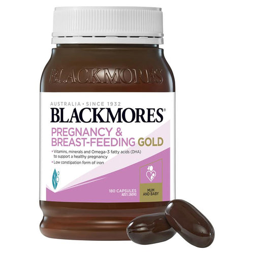 Blackmores Pregnancy & Breastfeeding Gold Vitamin 180 Capsules - Vitamins 4 You