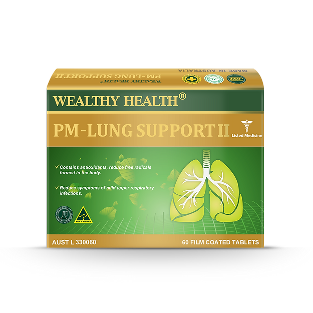 Wealthy Health PM - Lung Support II 60 Tablets