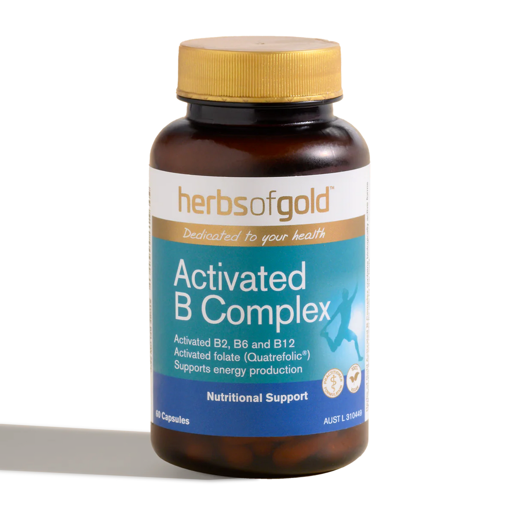 Herbs Of Gold Activated B Complex 60 Capsules – Vitamins 4 You