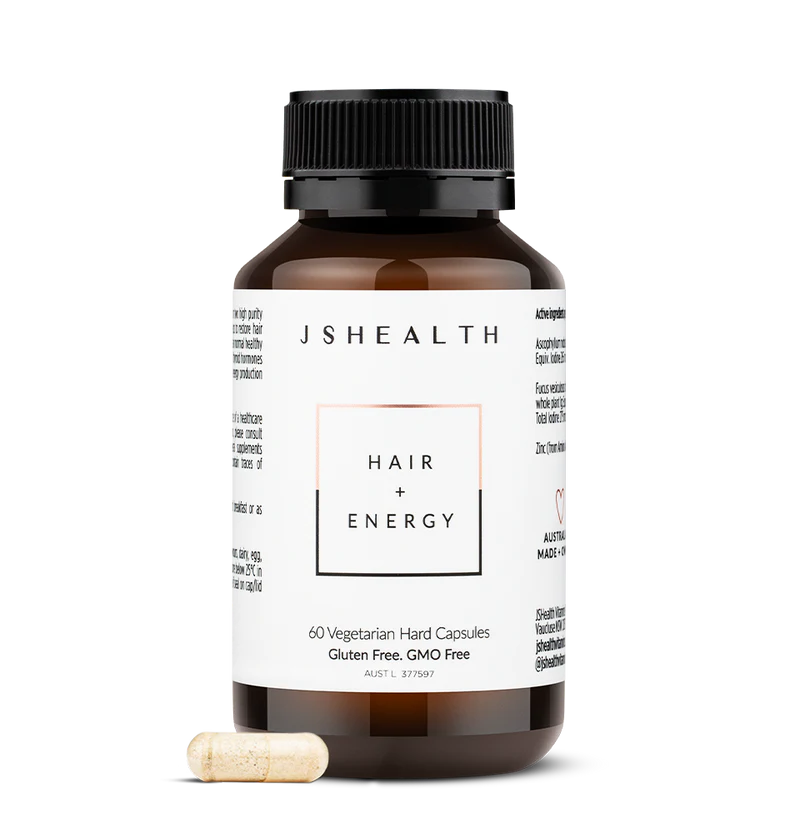 JS Health Hair + Energy Formula 60 Capsules - Vitamins 4 You